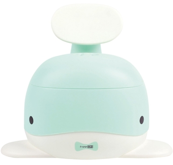Дитячий горщик FreeON Whale Blue, блакитний (69369) - Pampik