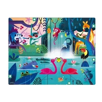 Пазлы-сюрприз Janod Праздник в джунглях, 20 элементов (J02687) - Pampik - 2