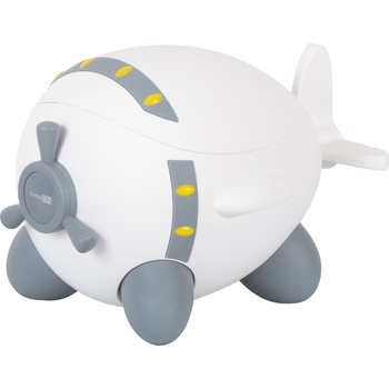 Горшок детский FreeON Plane White-Grey, белый с серым (42318) - Pampik - 2