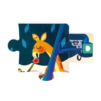 Пазлы-сюрприз Janod Праздник в джунглях, 20 элементов (J02687) - Pampik - 4