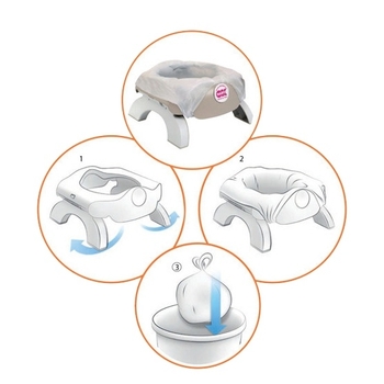 Комплект сменных вкладышей OK Baby Set для горшка Roady, 10 шт. (39080000) - Pampik - 2