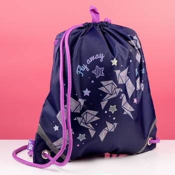 Сумка для взуття Yes SB-10 Origami Doves, синій (533435) - Pampik - 3