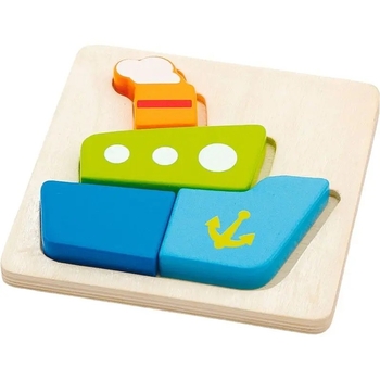 Пазл Viga Toys Кораблик, 4 элемента (50171) - Pampik