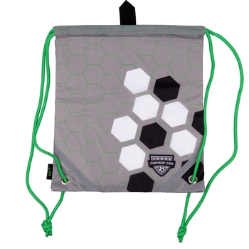 Сумка для обуви Yes SB-10 Football, серый (559147) - Pampik