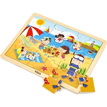 Пазл Viga Toys Времена года Лето, 24 элемента (51270) - Pampik - 2