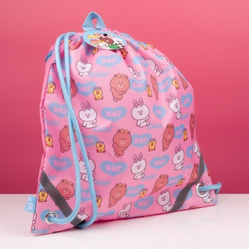 Сумка для обуви Yes SB-10 Line Friends, розовый (533448) - Pampik - 3