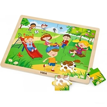Пазл Viga Toys Времена года Весна, 24 елемента (51269) - Pampik - 2