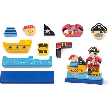 3D Пазл Viga Toys Пірат, 10 елементів (50077) - Pampik - 4