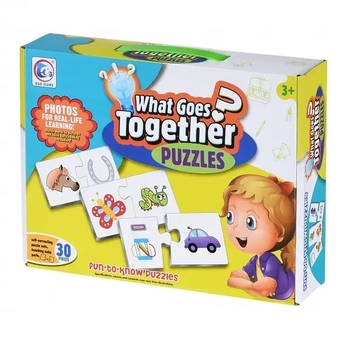 Пазл Same Toy Mad Xiang Що повинно бути разом, 60 елементів (2065AUt) - Pampik