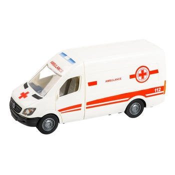 Автомобіль Tigres Mercedes-Benz Sprinter Швидка допомога, на планшетці, білий (39712) - Pampik - 2