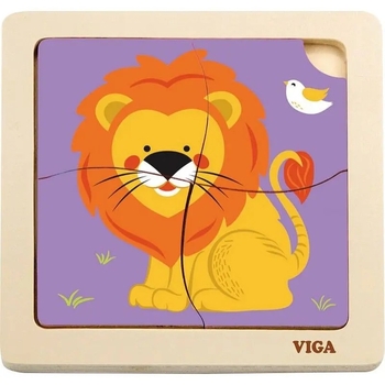 Пазл Viga Toys Лев, 4 элементов (51316) - Pampik