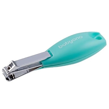 Косметичні щипчики BabyOno з ергономічною ручкою, бірюзовий (65) - Pampik