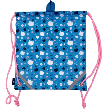 Сумка для взуття Yes SB-10 Cats, блакитний (533301) - Pampik