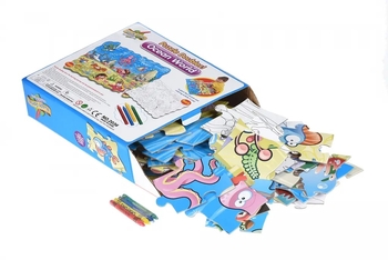 Пазл-раскраска Same Toy Подводный мир, 50 элементов (2036Ut) - Pampik - 2
