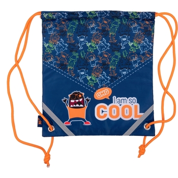Сумка для взуття Yes SB-10 Monsters, синій (559144) - Pampik