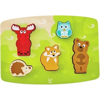 Пазл Hape Лісові тварини, 6 елементів (E1621) - Pampik