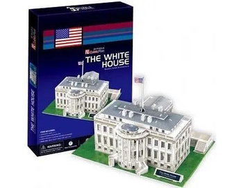3D Пазл CubicFun Білий дім, 64 елементи - Pampik