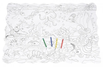 Пазл-раскраска Same Toy Подводный мир, 50 элементов (2036Ut) - Pampik - 3