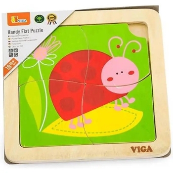 Пазл-вкладиш Viga Toys Сонечко, 4 елементи (50140) - Pampik - 2