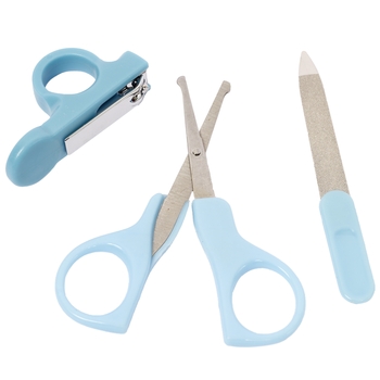 Манікюрний набір Курносики, 3 предмета, блакитний (7080 блак) - Pampik