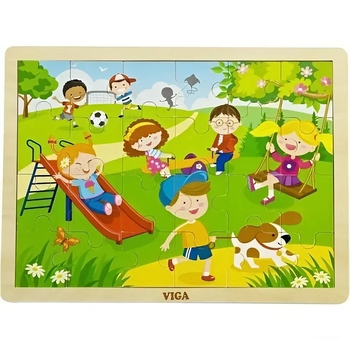 Пазл Viga Toys Времена года Весна, 24 елемента (51269) - Pampik