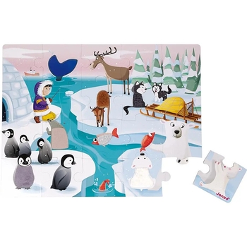 Пазл Janod Жизнь на льду, 20 элементов (J02773) - Pampik - 3