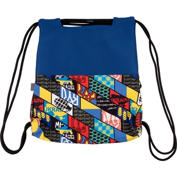 Сумка-рюкзак для обуви Yes SB-12 Welcome To Ukraine, синий (533521) - Pampik - 2