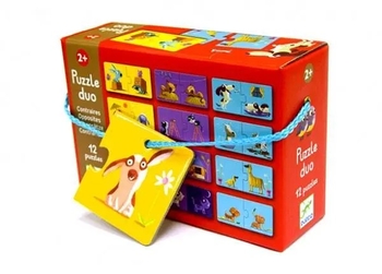 Развивающая игра-пазл Djeco Противоположности, 24 элемента (DJ08162) - Pampik