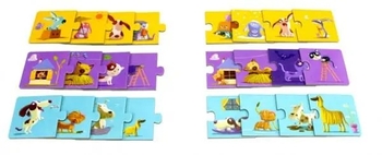 Развивающая игра-пазл Djeco Противоположности, 24 элемента (DJ08162) - Pampik - 4