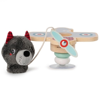 Погремушка на присоске Lilliputiens Пилот Волк Луи (83522) - Pampik - 3