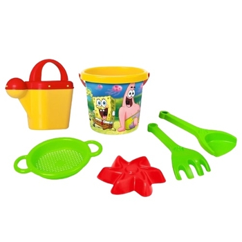 Набор для игр в песке Wader Губка Боб Sponge Bob, 6 элементов (81653) - Pampik