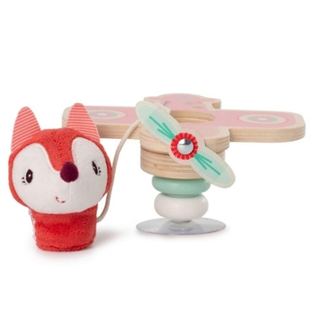 Брязкальце на присосці Lilliputiens Пілот Лисичка Аліса (83523) - Pampik - 3