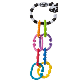 Игрушка-прорезыватель Playgro Цепочка Зебра (15409) - Pampik - 2