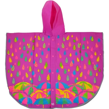 Дощовик-пончо Yes Яскраві парасольки, зі світловідбиваючим кантом (706944) - Pampik