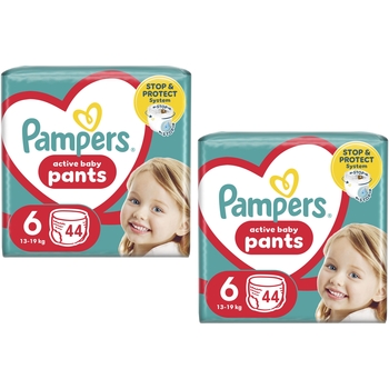 Набір підгузків-трусиків Pampers Active Baby Pants 6 (15+ кг), 88 шт. (2 уп. по 44 шт.) - Pampik