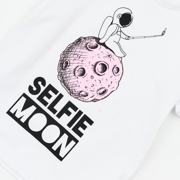 Светящаяся пижама Garnamama Neon PG Summer 134 Белый Розовый (698077.9877311) - Pampik - 21