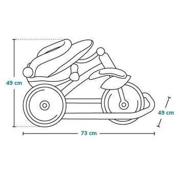 Велосипед Lionelo Tris Plus Pink Rose, розовый - Pampik - 20