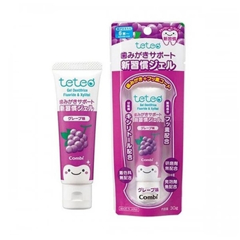 Детская лечебно-профилактическая зубная паста Combi 116419 со вкусом винограда, 30 г - Pampik