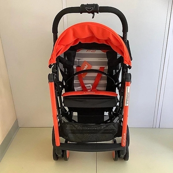 Прогулянкова коляска Combi F2 Plus 116625, ультралегка, помаранчевий (21129) - Pampik - 7