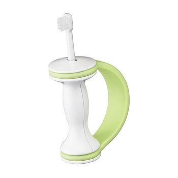 Детская зубная щетка Combi Step 2 115615 с держателем, салатовый (20257) - Pampik - 2