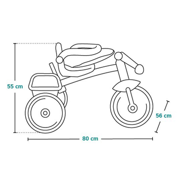Велосипед Lionelo Kori Green Emerald, зелений - Pampik - 16