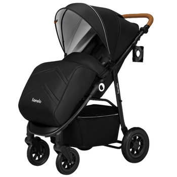 Прогулянкова коляска Lionelo Natt Black Onyx - Pampik