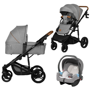 Універсальна коляска 3 в 1 Lionelo Mari Tour Grey Stone - Pampik