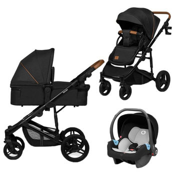 Універсальна коляска 3 в 1 Lionelo Mari Tour Black Onyx - Pampik