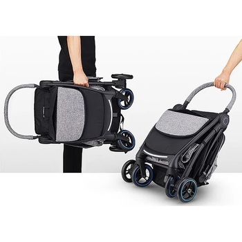 Прогулочная коляска Combi Aura Star 117739, серый (34473) - Pampik - 6