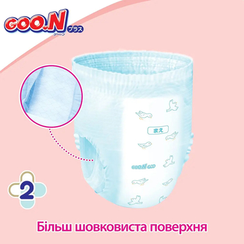 Трусики-підгузки Goo.N Plus M (6-12 кг), 104 шт. - Pampik - 7
