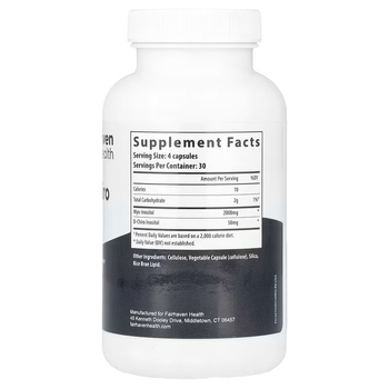 Міо-інозитол та D-хіро інозитол Fairhaven Health Myo + D-Chiro Inositol, 120 капсул - Pampik - 2