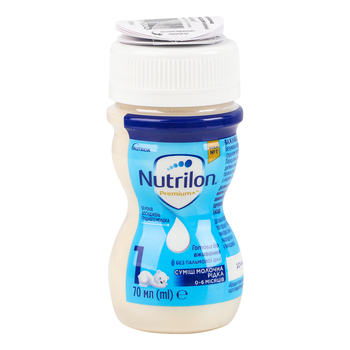 Рідка молочна суміш Nutrilon Premium 1, готова до вживання, 70 мл - Pampik - 5