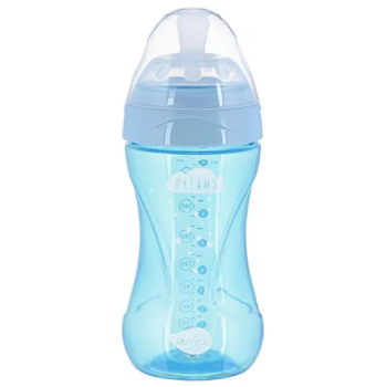 Пляшечка для годування Nuvita Mimic Cool, антиколікова, 250 мл, блакитний (NV6032SKY) - Pampik