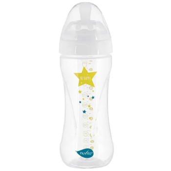 Пляшечка для годування Nuvita Mimic Collection, антиколікова, 330 мл, білий (NV6051BIANCO) - Pampik